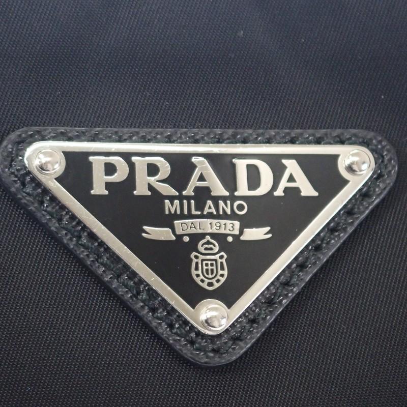 PRADA  1BH046 Shoulder Bag black/NERO Nylon/leather Women