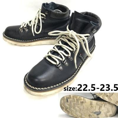 STOKTON Италия кожаные полусапожки 22.5-23.5 коричневые Vibram(ИСПОЛЬЗОВАЛ)