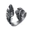 Кольцо Chao Domineering Feather Ring, ретро мужские и женские кольца-хвосты, простой модный трендовый бренд Leaf