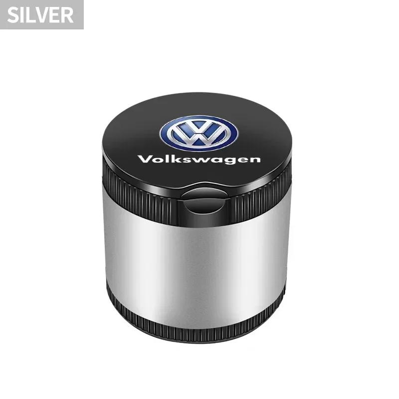 For VOLKSWAGEN VW New Jetta VW For Volkswagen Car Cigarette Ashtray Cup LED Light Portable Detachable For VW GTI Polo Golf Passa