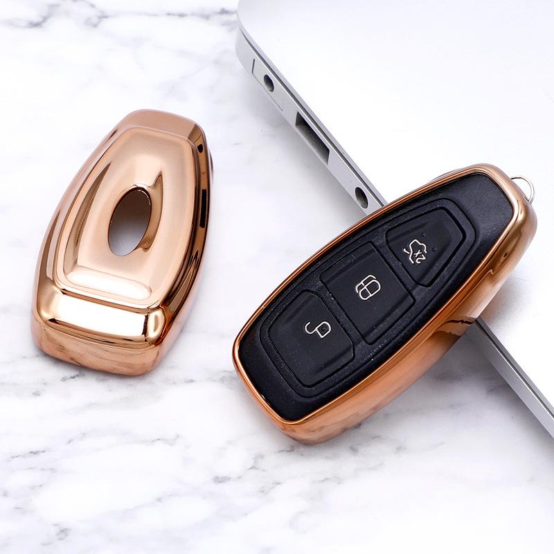 TPU Protective Ford Key Case for Kuga, Focus, EcoSport, Escort, and Mondeo
