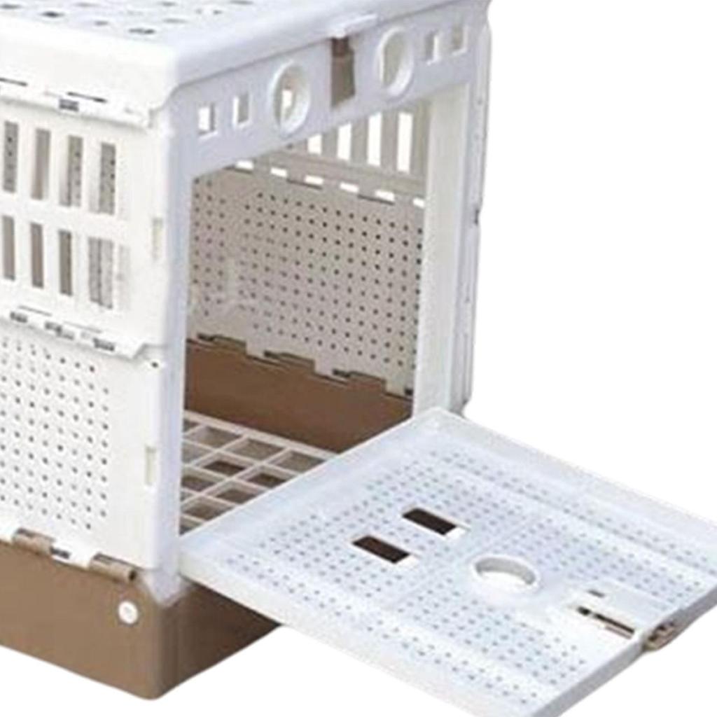 Portable Pigeon Cage Fodable Poultry Bird Plastic Supplies Parakeet Training