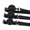 SM Gag Ball Diameter Silicone with Hole Mouth Plug Mouth Gag Ball SM Goods Restraints Cosplay Captive Play Slave Adult Goods Black 4.5cm (M4.5cm)