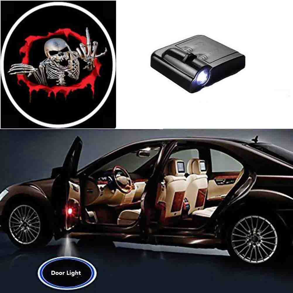 Автомобильный светодиодный теневой проектор. Приветственные огни. Приветственные огни. Лазерный проектор на двери автомобиля.