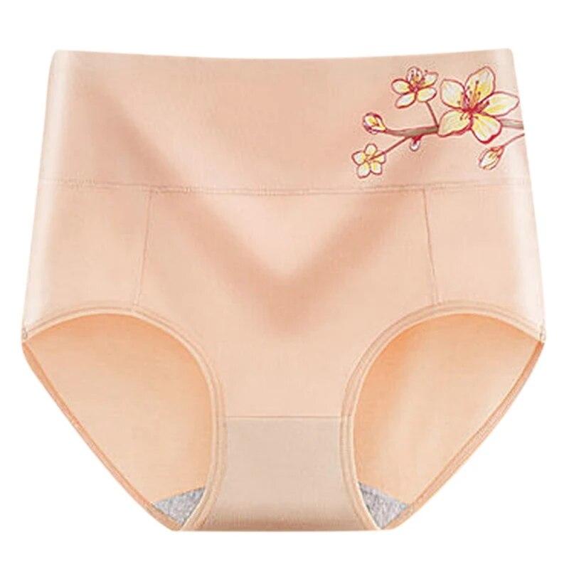 Женское нижнее белье с высокой талией и закрытым животом, легкое и дышащее нижнее белье большого размера