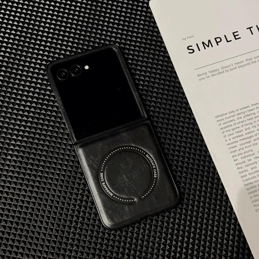 Ретро кожаный чехол для телефона Motorola Razr 60 50 40 Ultra Moto Razr 60 50 40 Магнитная крышка Защитный