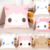 Милый Sanrio Skawaii Чехол Плюшевая Ткань Мягкая Наволочка Двусторонний Принт Чехол для Подушки Домашние Подарки