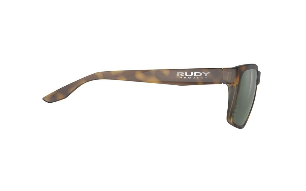 RUDYPROJECT Spinhawk Edge Demi Brown Matte Green Lens 60mm Sunglasses, Frame, Lens, SP900140-0000, Width