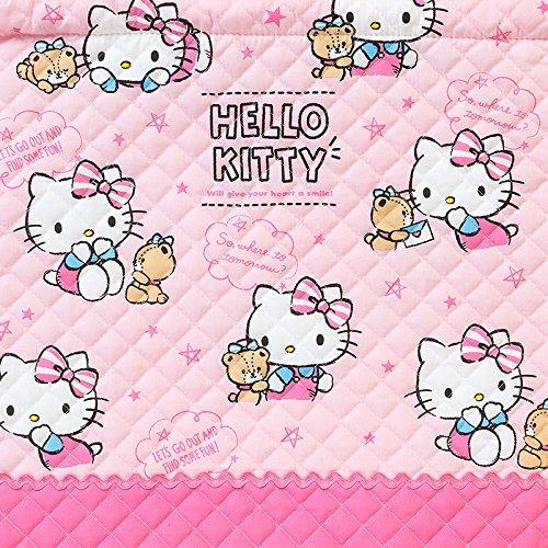 Sanrio Стеганая сумка-мешок Hello Kitty с завязками на руку (Разговаривать)
