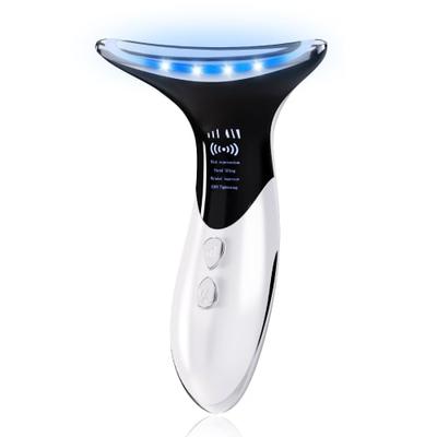 Аппарат для ухода за лицом MLBER, 4 режима, 3 уровня регулировки, светодиодная лампа EMS, нагрев, многофункциональный, роликовый массажер для лица, затемнение, легко носить с собой, для домашнего использования, U