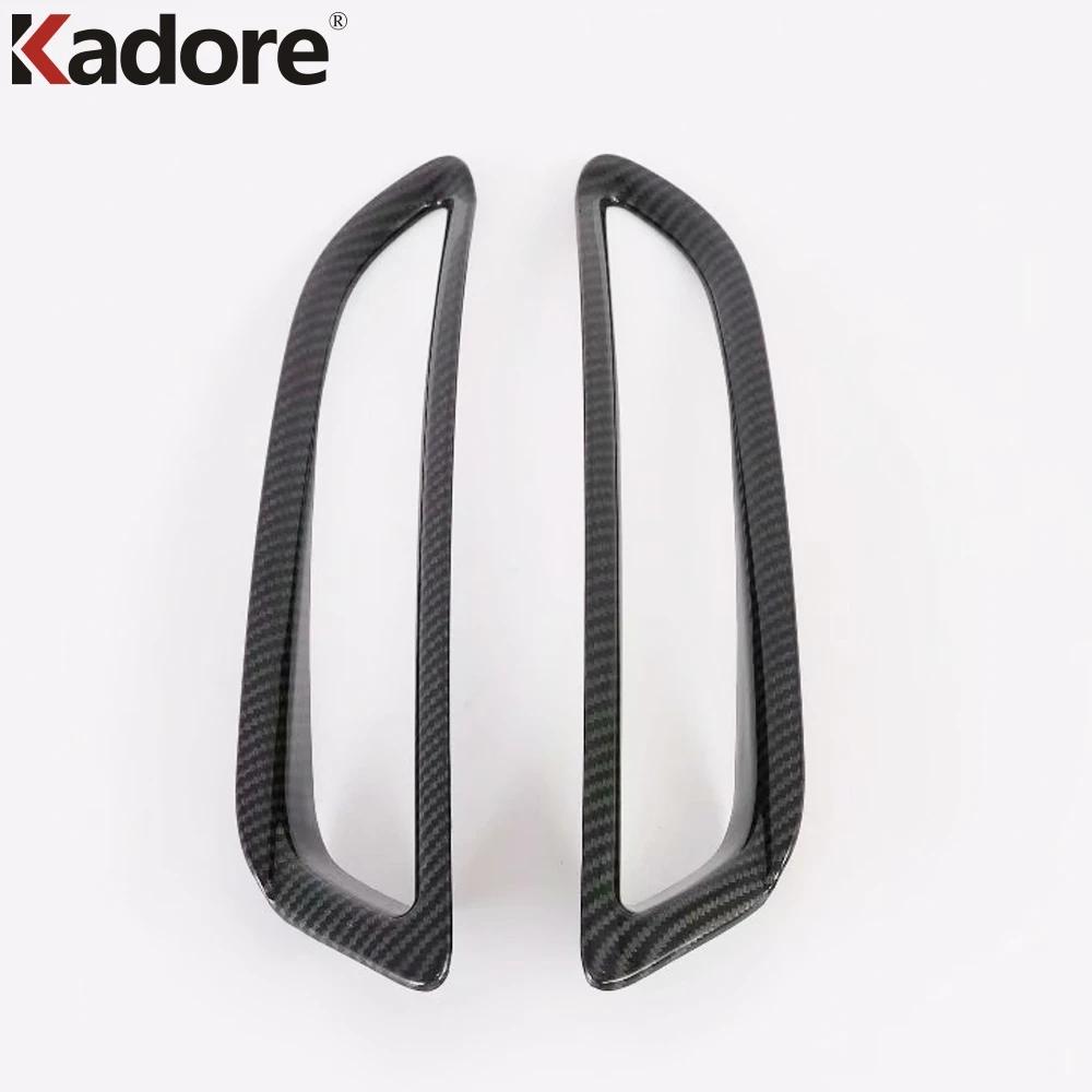 For Mazda 3 Axela - 2024 2025 Carbon Car Rear Fog Light Lamp Cover Trim Tail Foglight Bezel Trims Accessories