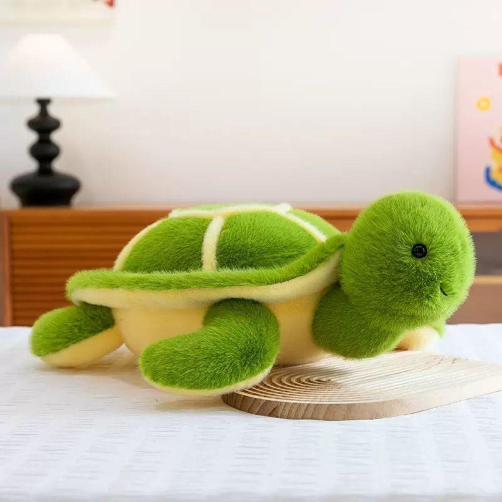 Fluffy Turtle Stuffed Doll Soft Turtle Animal Plush Doll Turtle Plush Toys Children Gift