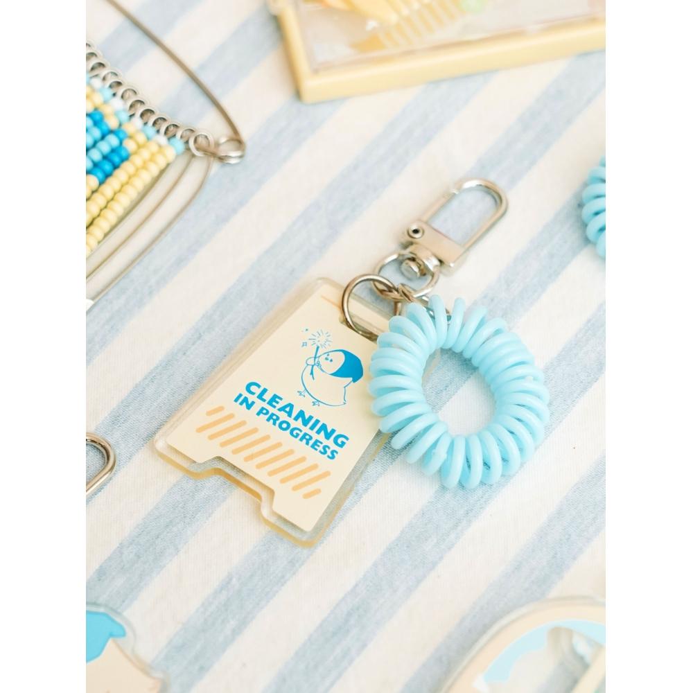 Набор брелоков для ключей Daiso SpringRing Dress Chick