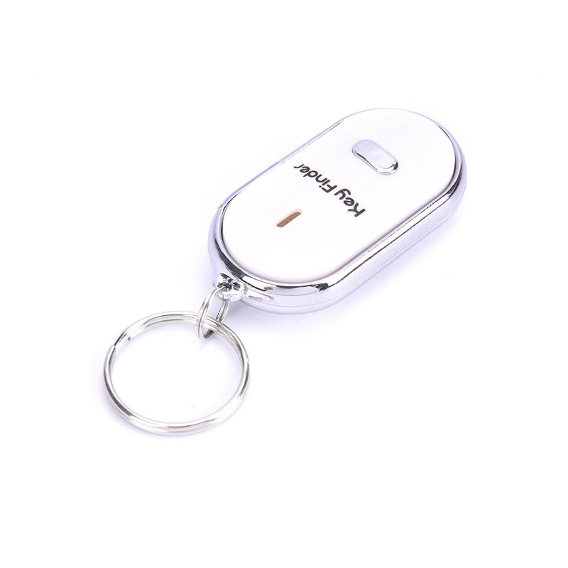 Smart Key Finder Anti-Lost Sensor Keychain Tracker Led With Whistle Clap Locator
