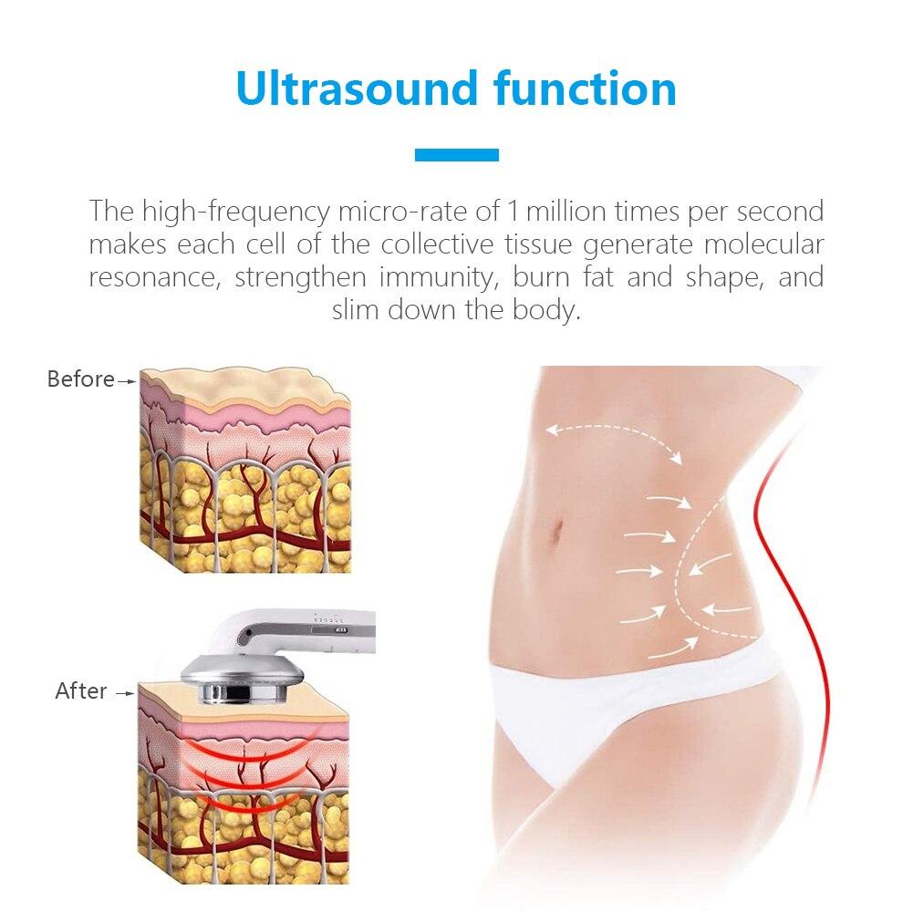 Ultrasound Cavitation EMS Body Slimming Massager Weight Loss Lipo Fat Burner Galvanic Infrared Ultrasonic Therapy Slim Machine