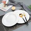 White Melamine Round Buffet & Bone Dish Plate