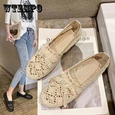 Рыбацкая обувь, женская летняя сетчатая дышащая обувь на плоской подошве с мягкой подошвой, повседневная тканевая обувь