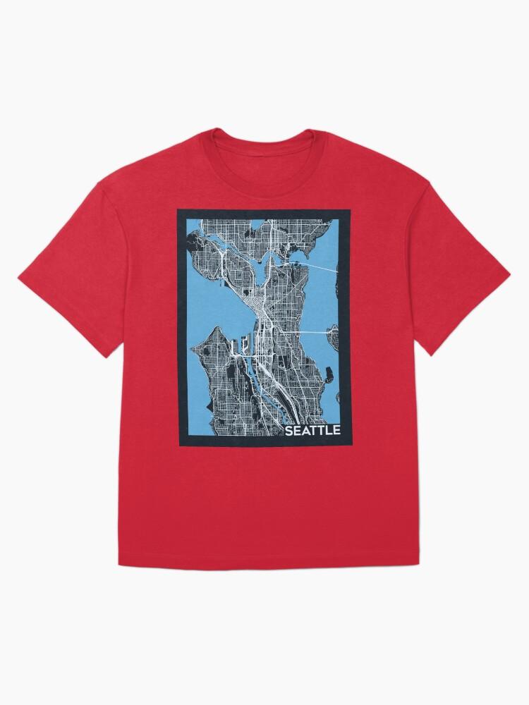 Metro Streets of Seattle Oversized T-Shirt