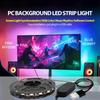 Smart RGBIC LED Strip USB Computer Screen Color Sync Back Light Strip Dream Color Monitor Ambient Decor Lamp Software Control