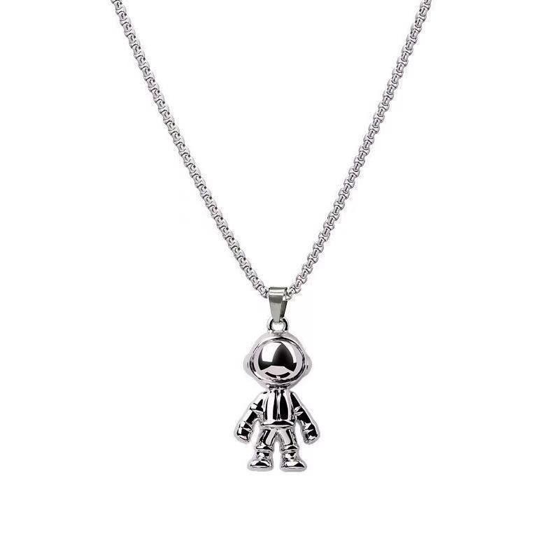 Men's Trendy Letter Necklace: Versatile Light Luxury Cuban Chain Choker