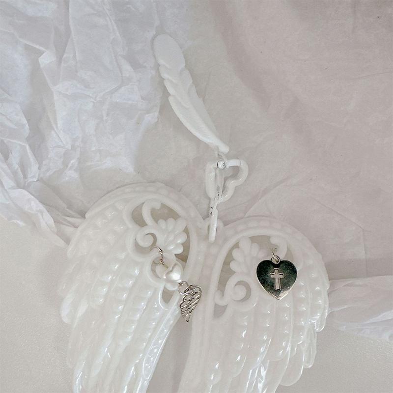 Подвеска-брелок Универсальные крылья ангела Подвеска для сумки Для мужчины женщины Изысканное украшение для рюкзака Аксессуары Подарки