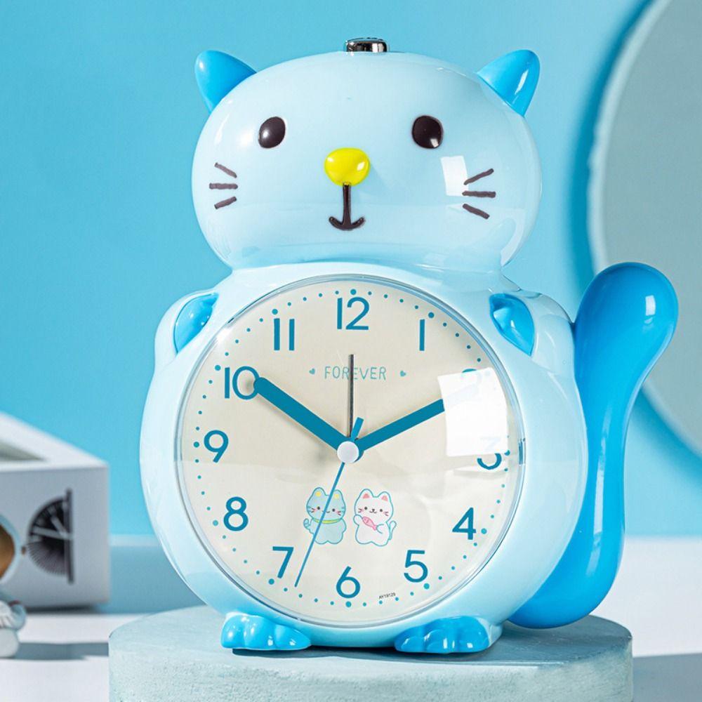 Music Electronic Desk Clock Cartoon Tabletop Clock Gifts Children Alarm Clock Time Management Tool