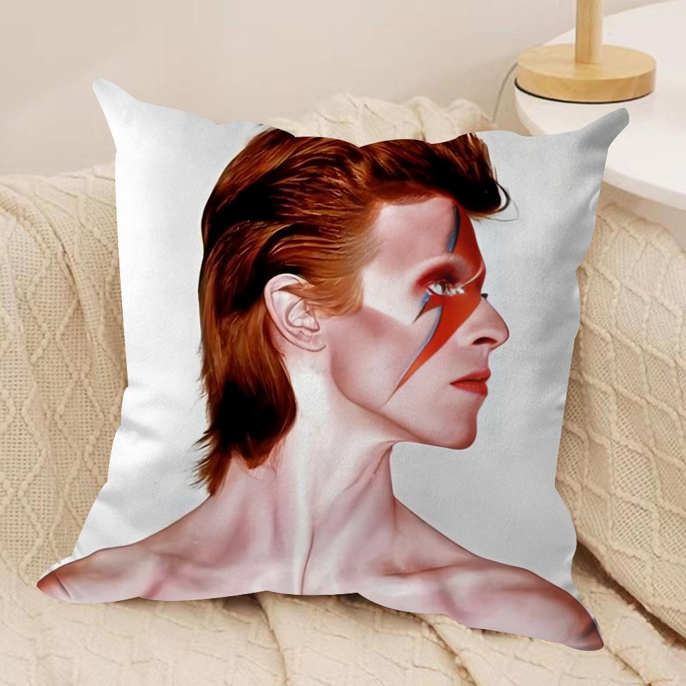 Singer DDavid BBowie Cushion Cover Soft Plush Fabric DoubleSided Printed Cushion Covers for All Seasons Home Decor