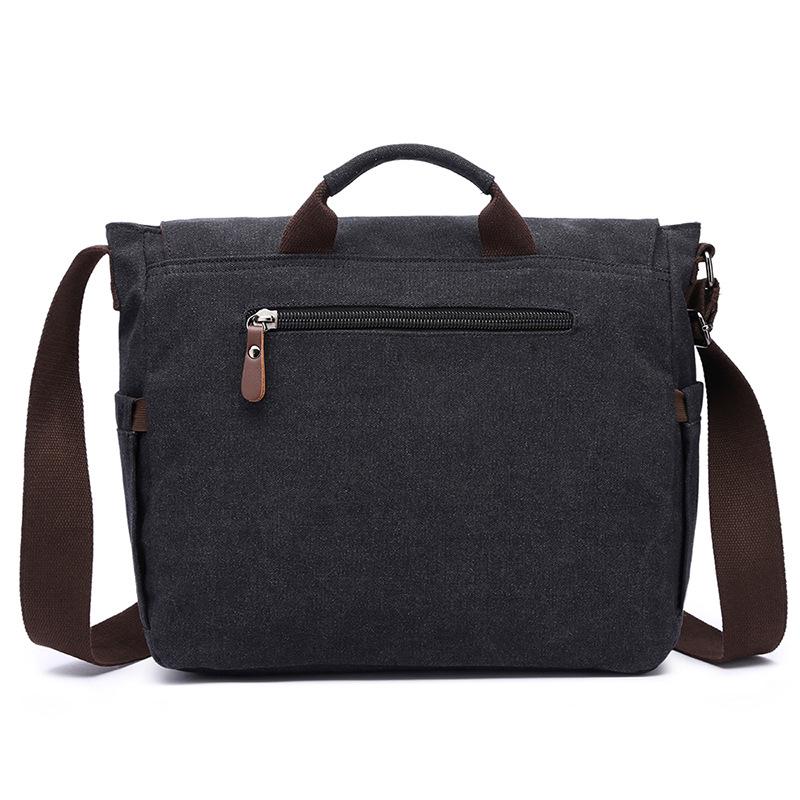TS JYL laptop bag,Canvas Crossbody Bag Large Business Laptop Handbag