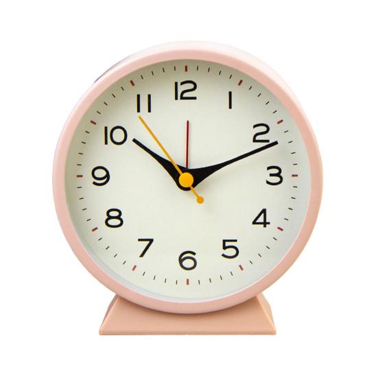 Будильник Винтажный бесшумный настольный будильник с ночником Маленькие прикроватные часы для спальни с функцией повтора для домашнего общежития