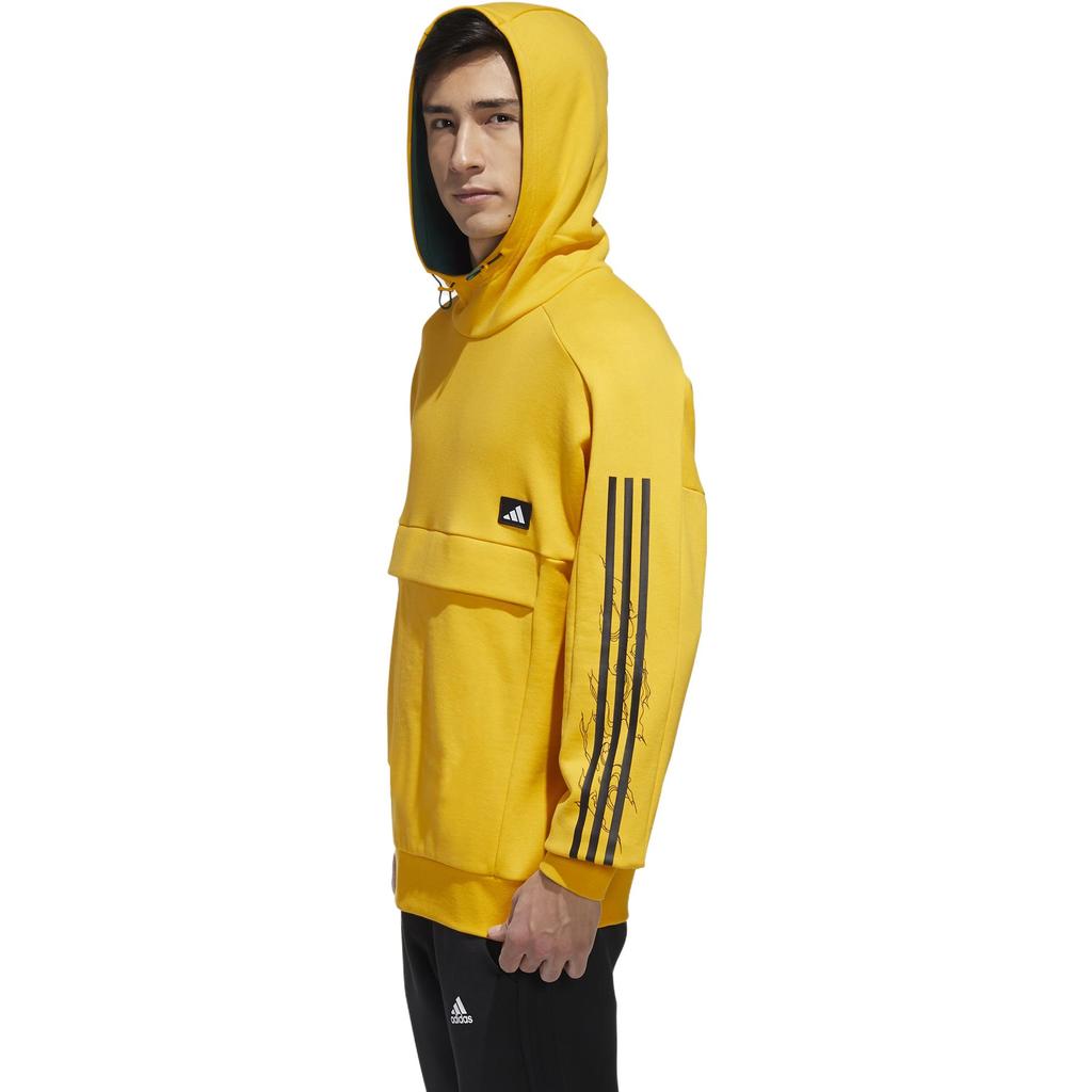 adidas Толстовки Мужские Золотые С Капюшоном Умеренные Обычные GM4434