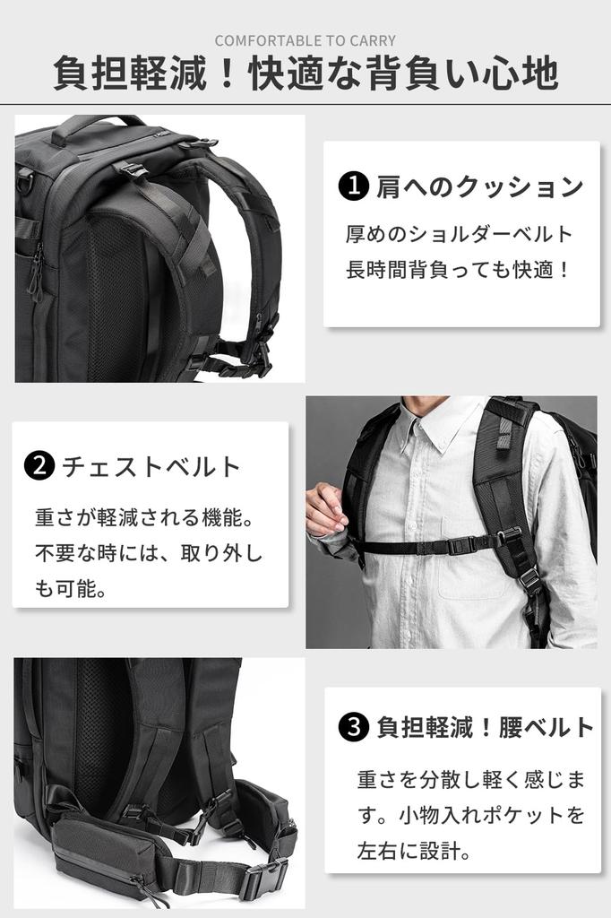 [zepirion] 30л дорожный рюкзак деловой большой емкости водонепроницаемый ручная кладь рюкзак сумка мужской YKK водонепроницаемая молния многофункциональный