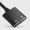USB-адаптер на 3,5 мм для аудио, внешняя звуковая карта USB с поддержкой микрофона высокой чувствительности и мониторингом в реальном времени