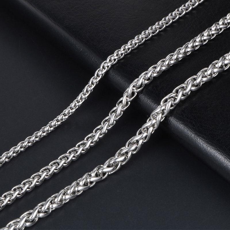 Мужская цепочка Keel Single Chain из нержавеющей стали Цепочка для пары Ключица Ожерелье Ювелирные изделия Подарок