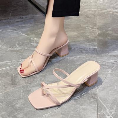 Резиновые шлепанцы, мягкие женские туфли с перекрестными шнурками, шлепанцы с квадратным носком, модные гавайские удобные сандалии 2024 года, новые летние роскошные тапочки