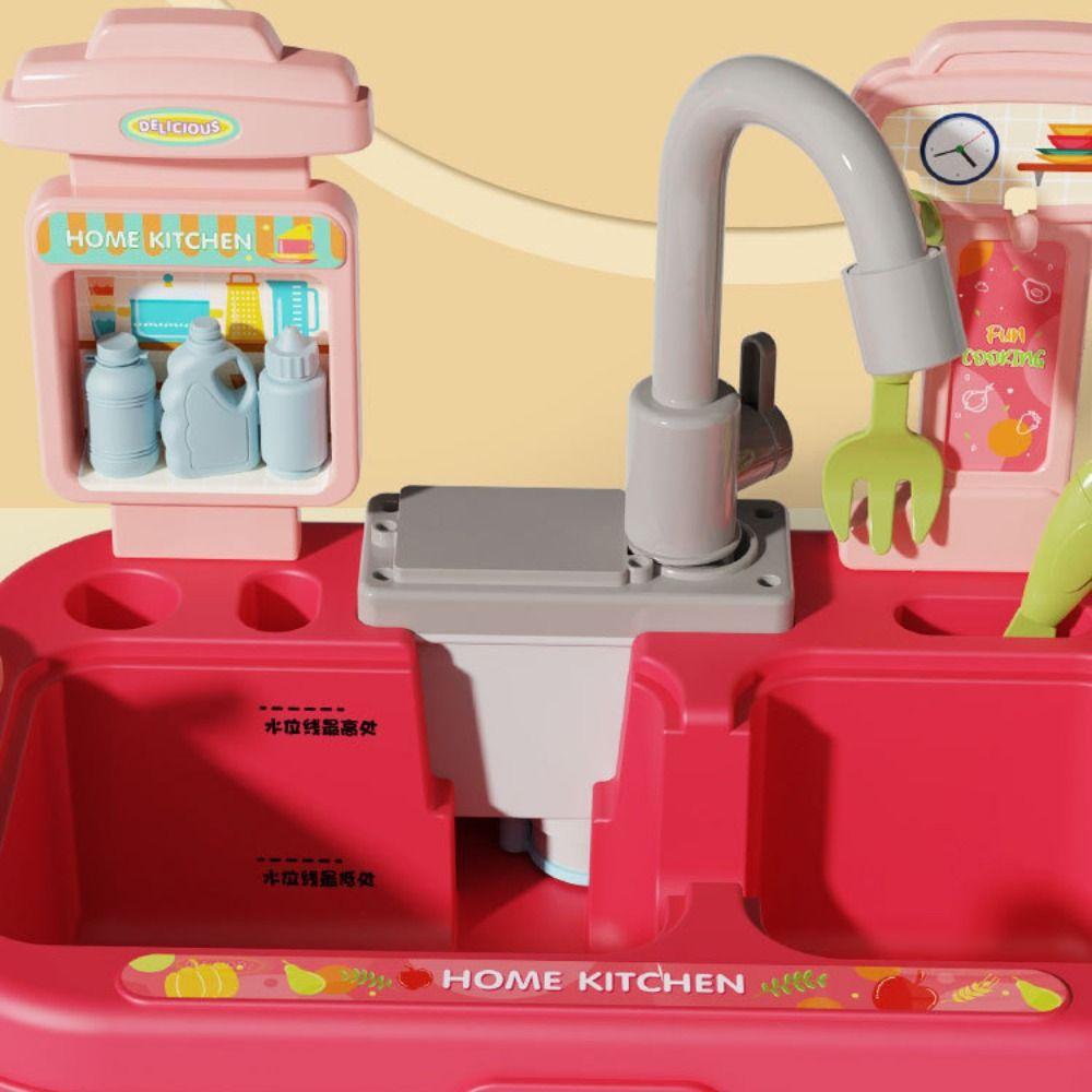 Play House Children's Dishwasher Toys Electric Mini Kitchen Set New Simulation Kitchen Toys