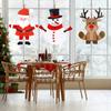 Christmas Decorations Felt Santa Claus Snowman Elk Pendant Xmas Tree Hanging Ornaments Navidad 2025 Happy New Year Home Decor