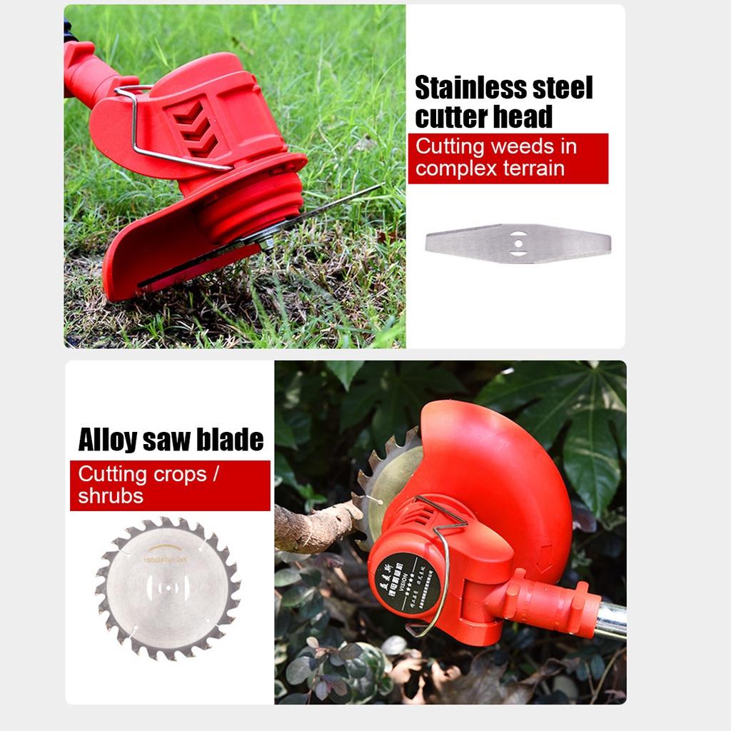 Портативный триммер для травы Аккумуляторный газонный триммер с аккумуляторами Садовые наборы электроинструментов для кошения Электрический триммер