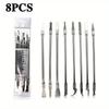 8 шт. средство для удаления клея с микросхем ЦП, инструмент для ремонта телефона, C-чип, тонкие лезвия, пиратский ремонт, ручной инструмент для мобильного телефона, компьютера