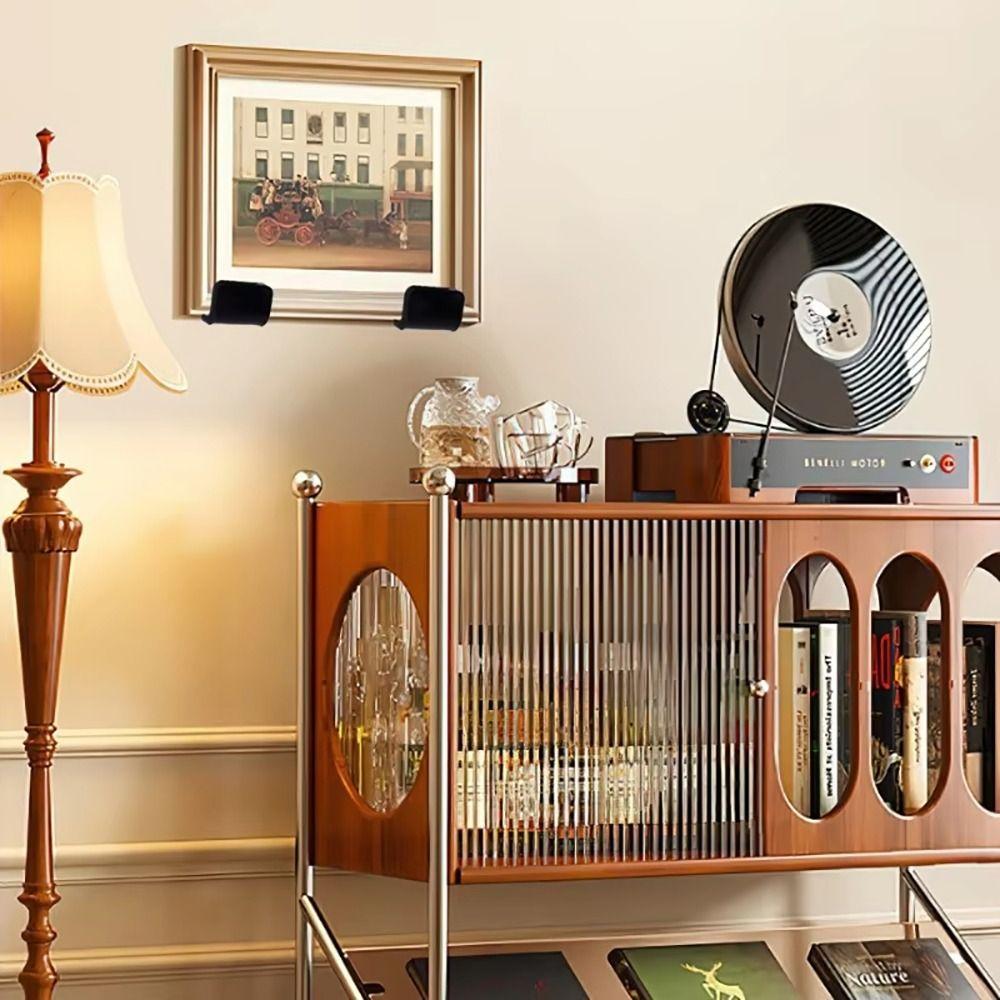 6 шт. Акриловый держатель для пластинок Настенное крепление Альбом Демонстрационная стойка для дисков Прочная Полка для хранения