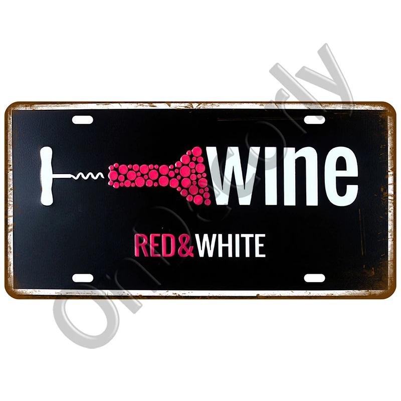 Жестяная табличка Домашний декор Винтажная металлическая вывеска Забавный постер Жесть Кофе Для бара Паба Клуба Мужской пещеры Настенное украшение Вино Пиво