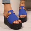 Fashion Shoes for Women Plus Size 35-43 Summer Fashion Women Platform Wedges Sandals Beach Footwear Slip On Slippers Women Sandalias
