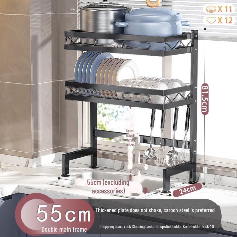 Многофункциональная кухонная мойка для хранения посуды и слива