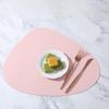 Треугольная кожаная салфетка под горячее Кухонные обеденные коврики Подставка под стейк Нескользящие теплоизоляционные коврики Ins Нордический Отель Ресторан Домашний Декор