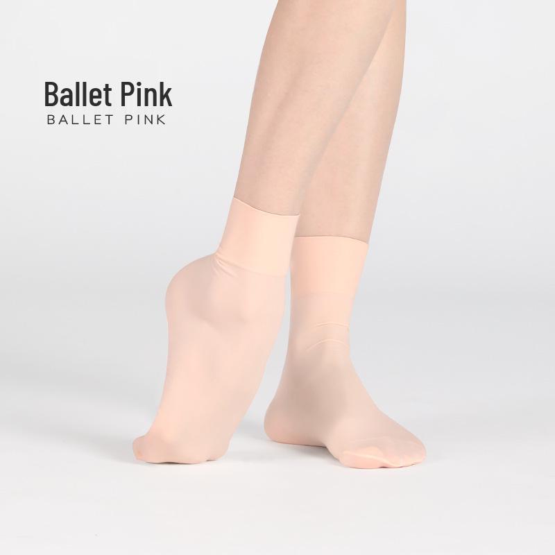 Ballet Short Socks: White Dance Practice Tights for Children & Adults, Anti-Pilling, Ideal for Ballet & Latin Dance.