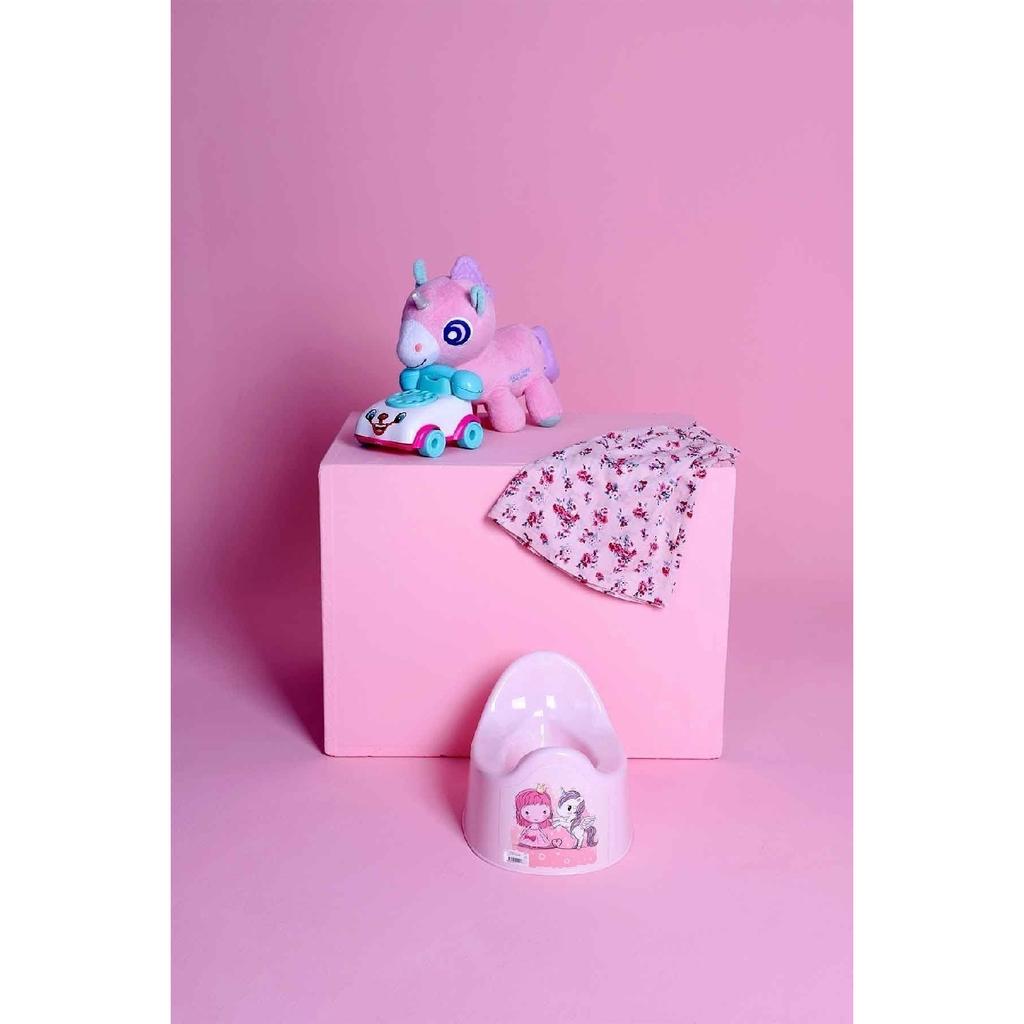 Детский туалет Ptte - Розовый горшок