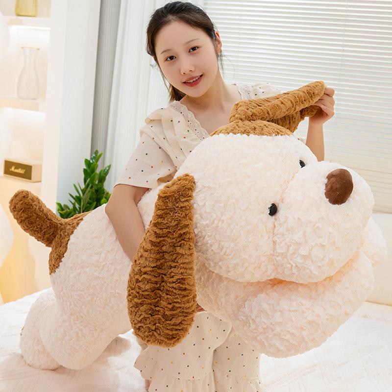 Большая Собака Милый Щенок Плюшевая Игрушка Кровать Длинная Подушка Подушка Подарок на День Рождения Девочки Подушка-Игрушка Собака