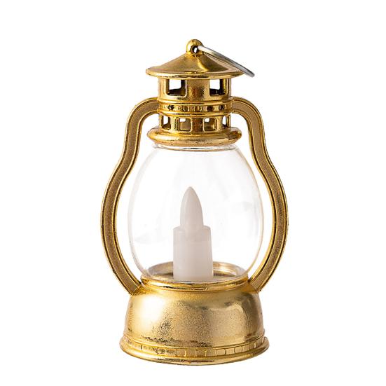 LED Candle Retro Style Hanging Hook Design Glare Free Energy-saving Wide Application Decorative Plastic Romantic Mini Desktop LED Lantern Party