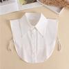 43 Styles Fake Collar Stand Lapel Shirt Detachable Collar Women Lace Floral False Collar Half Shirt Blouse Faux Col