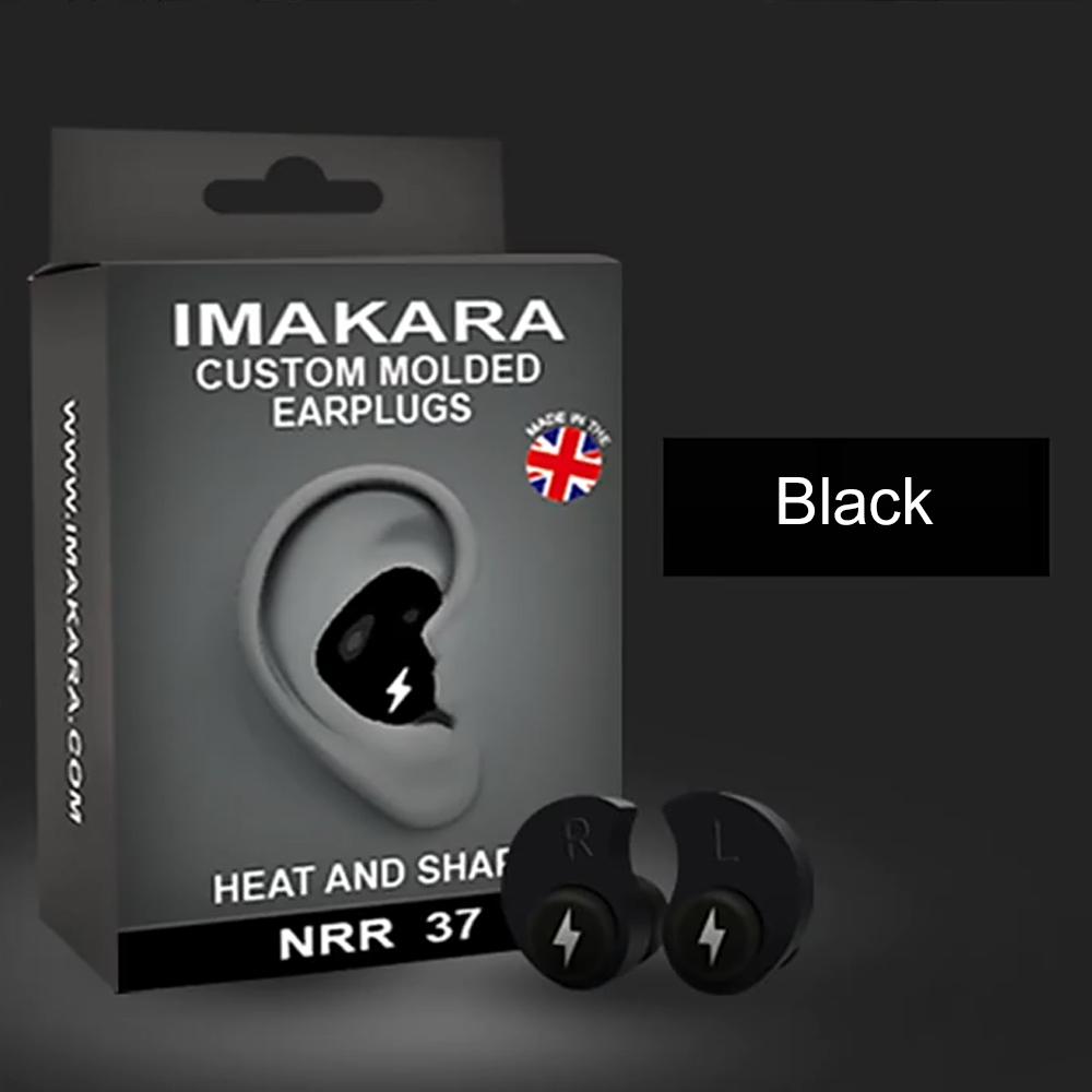 Black Silicone Sleeping Earplugs Soundproof Soft Noise Reduction Filter Reusable Ear Plugs for Travel Study Work