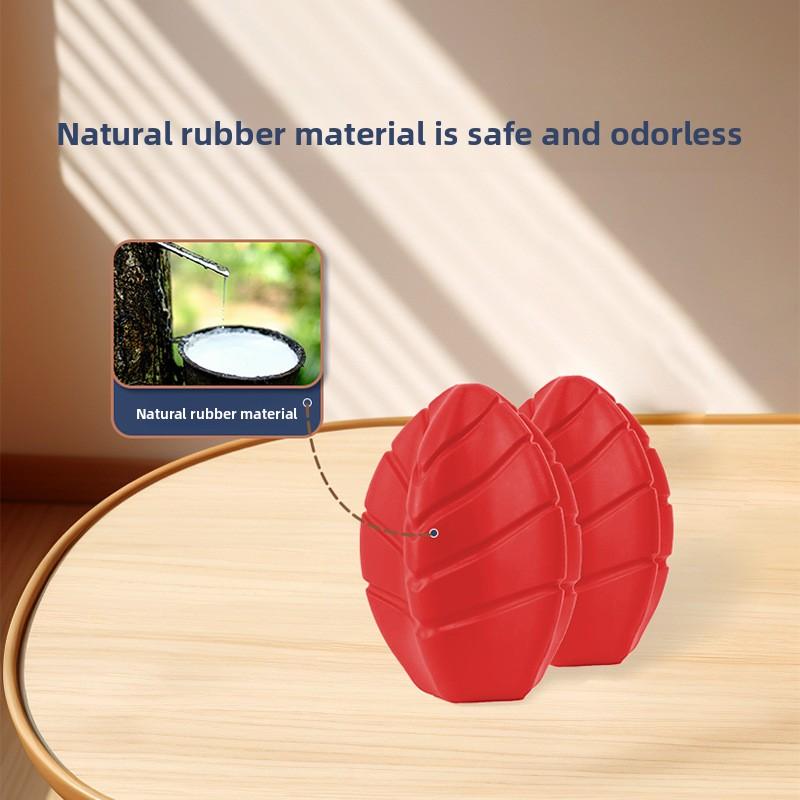 Tooth-cleaning and Vocalizing Dog Toys, Teething Pet Toys, Interactive Throwing and Biting Rubber Puppy Toys